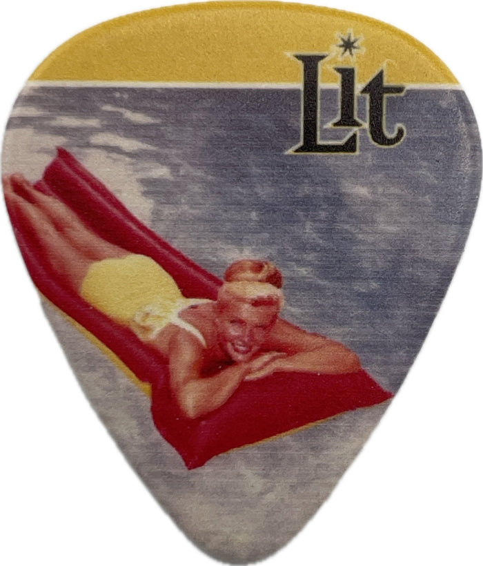 A. Jay Popoff Lit A Place in the Sun album cover guitar pick front A. Jay Popoff Lit A Place in the Sun album cover guitar pick front
