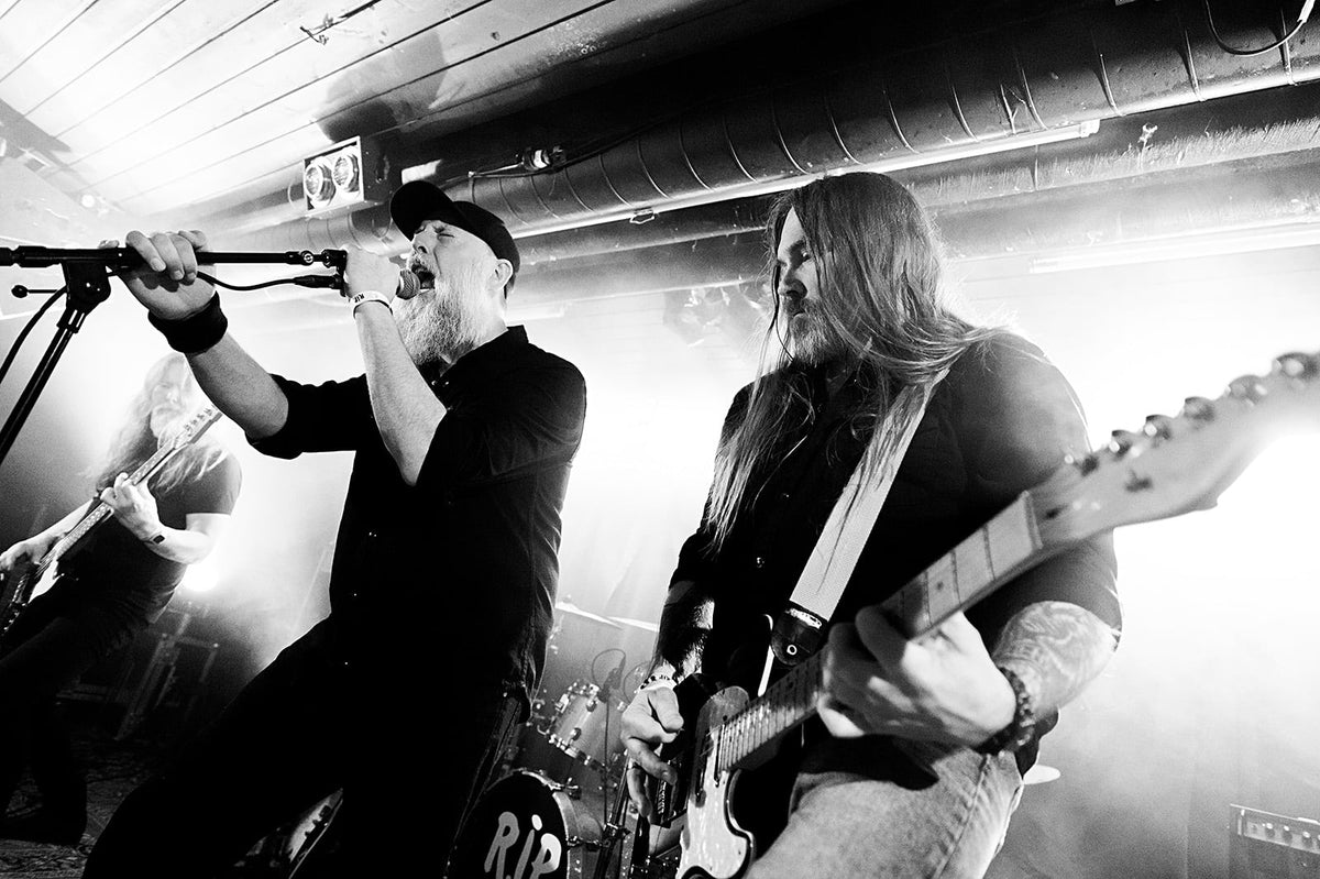 AVRAK Norwegian heavy metal band promo photo, Peaceville Records 2026 AVRAK Norwegian heavy metal band promo photo, Peaceville Records 2026