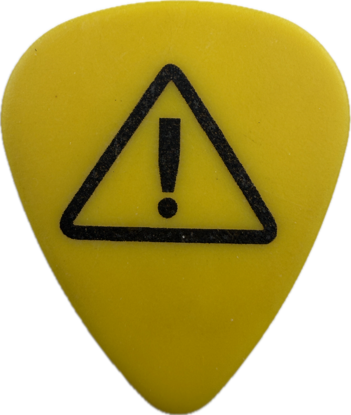 Billie Joe Armstrong Green Day 2001 Warning Tour guitar pick front Billie Joe Armstrong Green Day 2001 Warning Tour guitar pick front