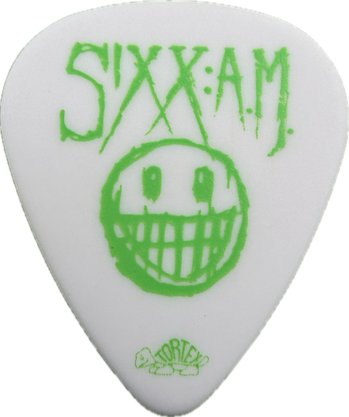 DJ ASHBA SIXX:A.M. TOUR GUITAR PICK FRONT DJ ASHBA SIXX:A.M. TOUR GUITAR PICK FRONT