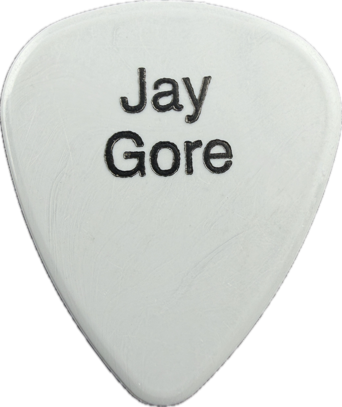 JAY GORE HILARY DUFF 2004 TOUR GUITAR PICK FRONT JAY GORE HILARY DUFF 2004 TOUR GUITAR PICK FRONT