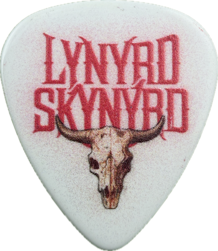 JOHNNY COLT LYNYRD SKYNYRD LOGO SIGNATURE GUITAR PICK FRONT JOHNNY COLT LYNYRD SKYNYRD LOGO SIGNATURE GUITAR PICK FRONT