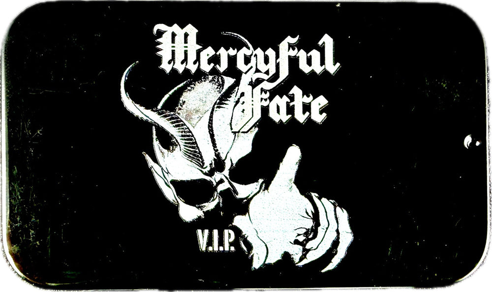 MERCYFUL FATE V.I.P. GUITAR PICK TIN MERCYFUL FATE V.I.P. GUITAR PICK TIN