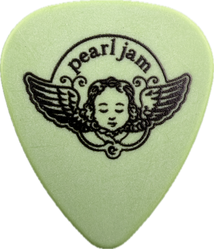 MIKE MCCREADY PEARL JAM ANGEL WINGS MR POTATO HEAD GUITAR PICK FRONT MIKE MCCREADY PEARL JAM ANGEL WINGS MR POTATO HEAD GUITAR PICK FRONT