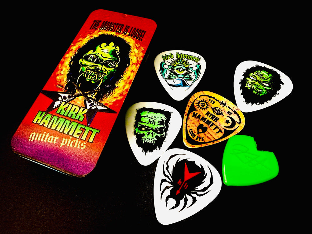 KIRK HAMMETT X DIRTY DONNY "THE MONSTER IS LOOSE!" PICK TIN KIRK HAMMETT X DIRTY DONNY "THE MONSTER IS LOOSE!" PICK TIN