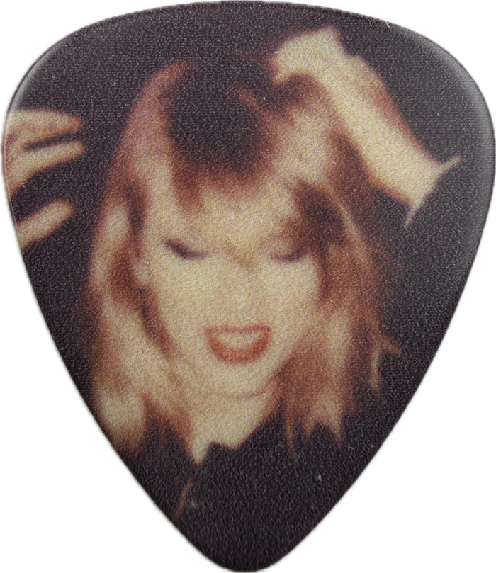 TAYLOR SWIFT 1989 PHOTO GUITAR PICK FRONT TAYLOR SWIFT 1989 PHOTO GUITAR PICK FRONT