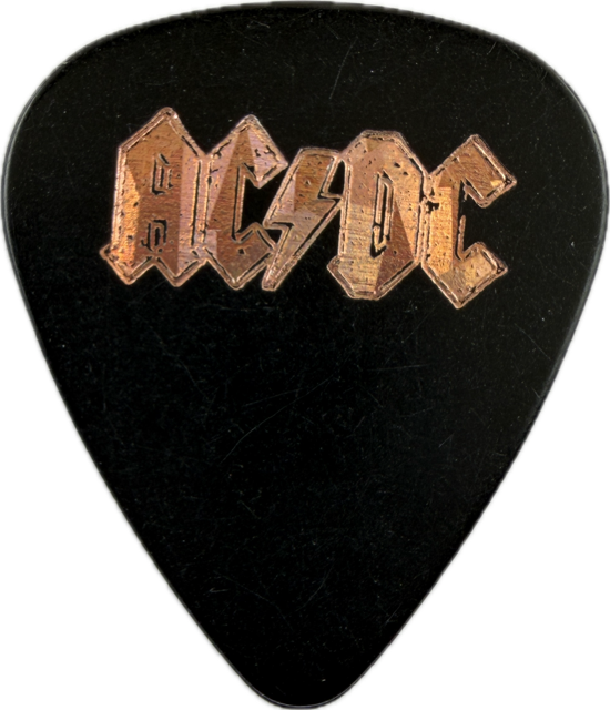 AC/DC 2000 STIFF UPPER LIP TOUR PROMOTIONAL GUITAR PICK