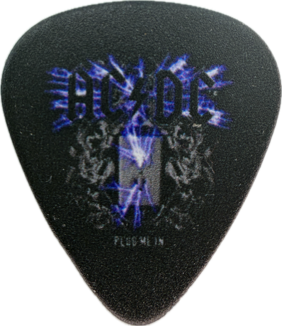 AC/DC PLUG ME IN GUITAR PICK