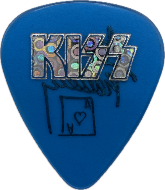 ACE FREHLEY KISS 2001 FAREWELL TOUR RAINBOW FOIL GUITAR PICK