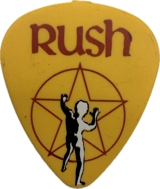 ALEX LIFESON RUSH 2010 TIME MACHINE TOUR GUITAR PICK