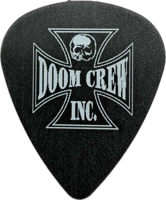 BLACK LABEL SOCIETY DOOM CREW INC SKULL CROSS GUITAR PICK