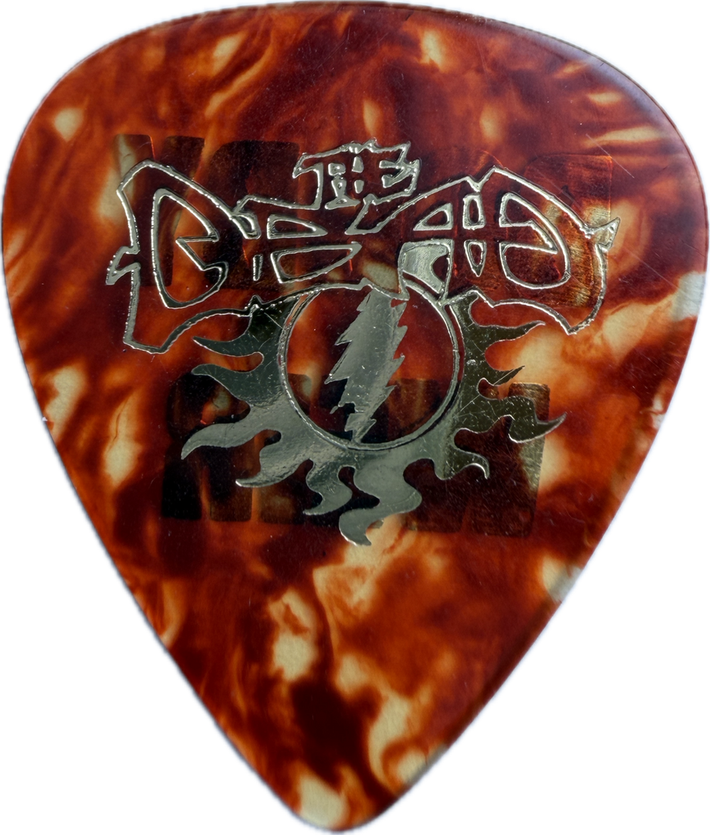 Bob Weir The Dead Gold Foil Celluloid guitar pick front