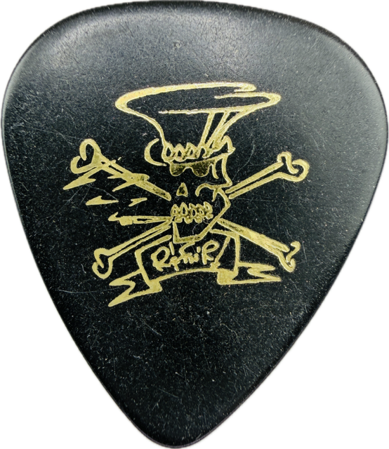 BOBBY SCHNECK SLASH 2010 TOUR GOLD FOIL GUITAR PICK