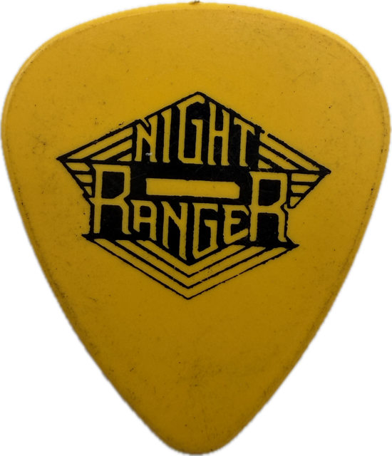 BRAD GILLIS NIGHT RANGER 1998 SEVEN TOUR GUITAR PICK