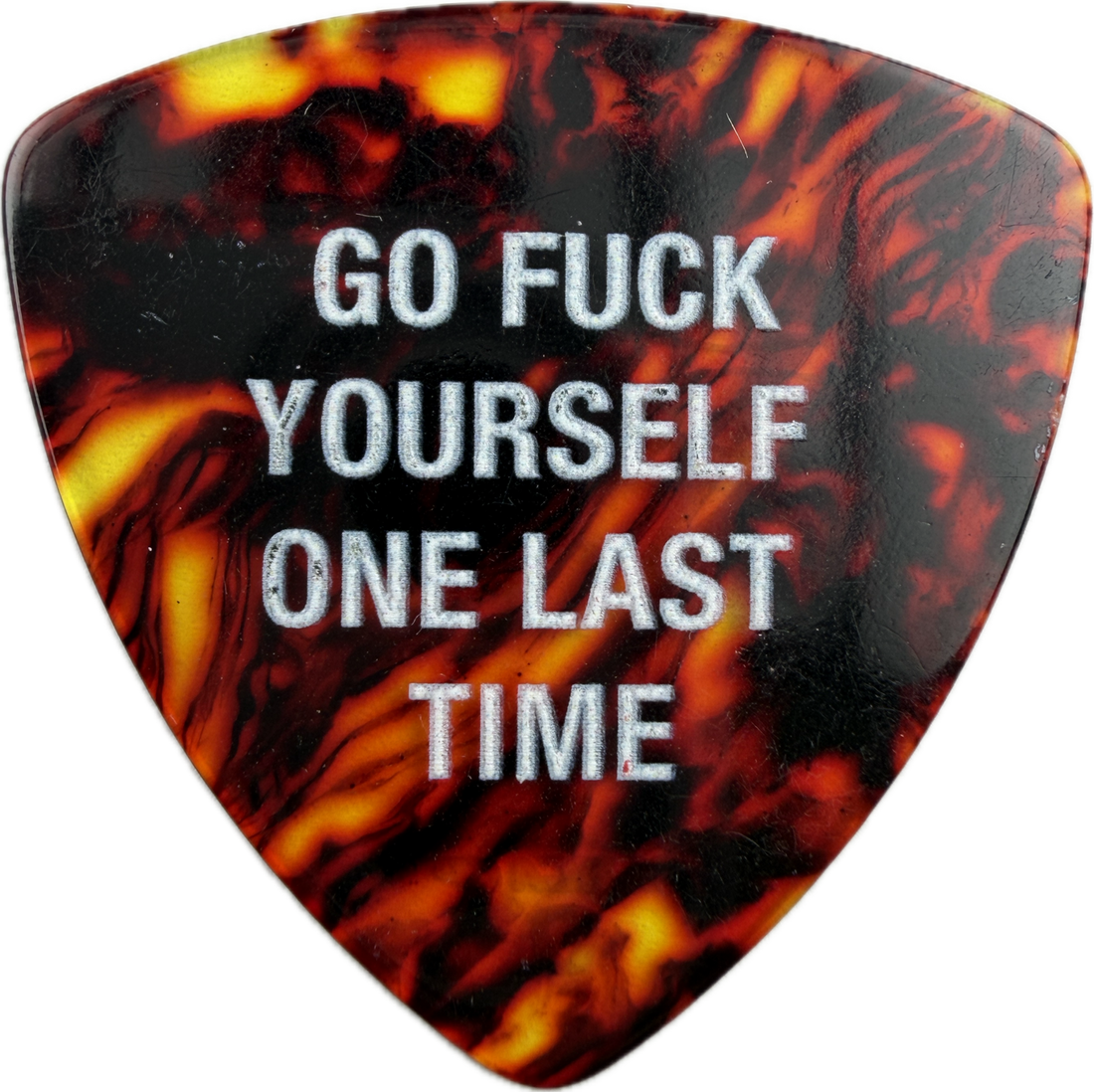 Buddy Guy Go Fuck Yourself One Last Time Guitar Pick front