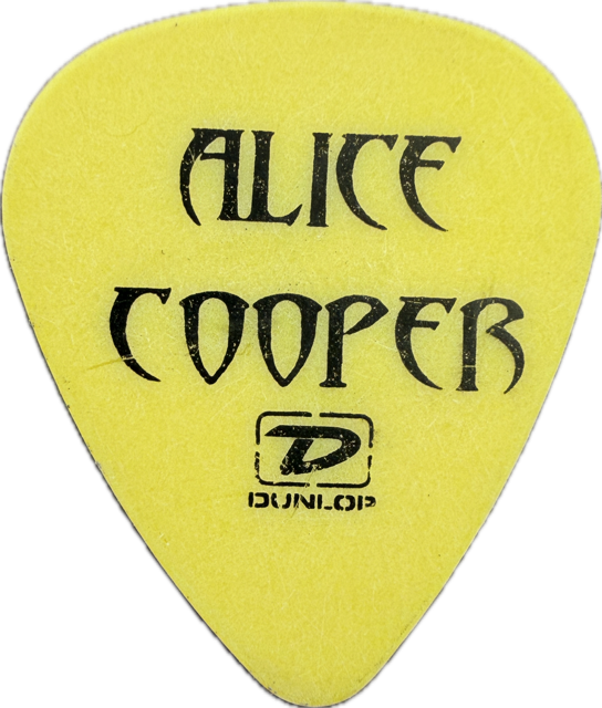 DAMON JOHNSON ALICE COOPER 2005 DIRTY DIAMONDS TOUR GUITAR PICK