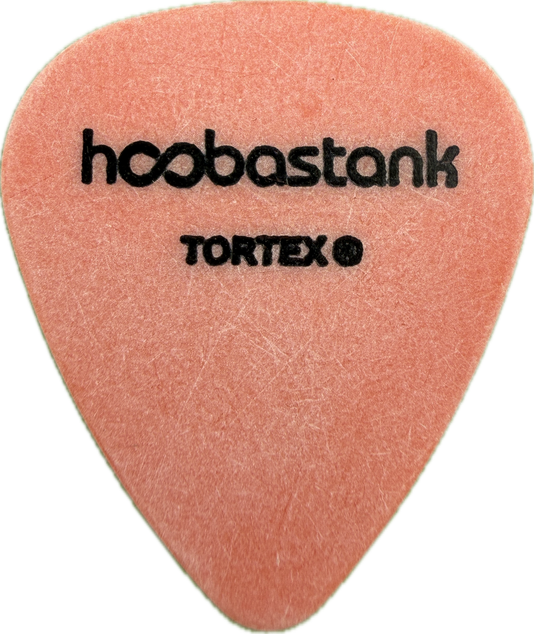 Dan Estrin Hoobastank 2003 The Reason Tour Black Logo Guitar Pick front