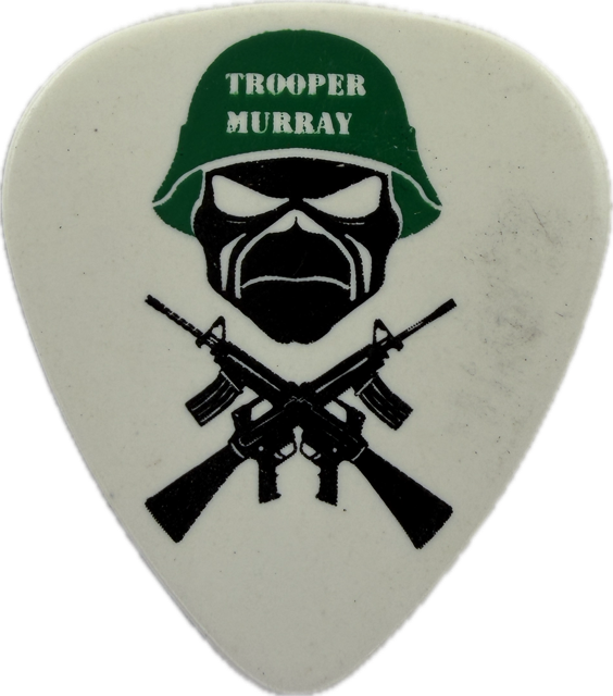 DAVE MURRAY IRON MAIDEN 2006 A MATTER OF LIFE AND DEATH TOUR TROOPER MURRAY GUITAR PICK