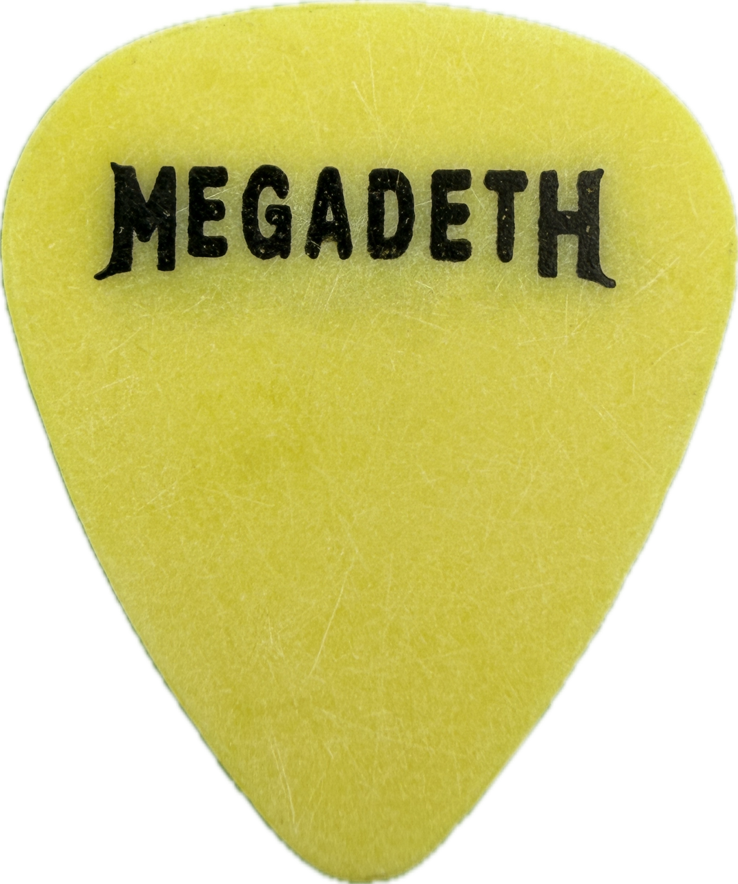 Dave Mustaine Megadeth 2001 World Needs A Hero Tour Guitar Pick front