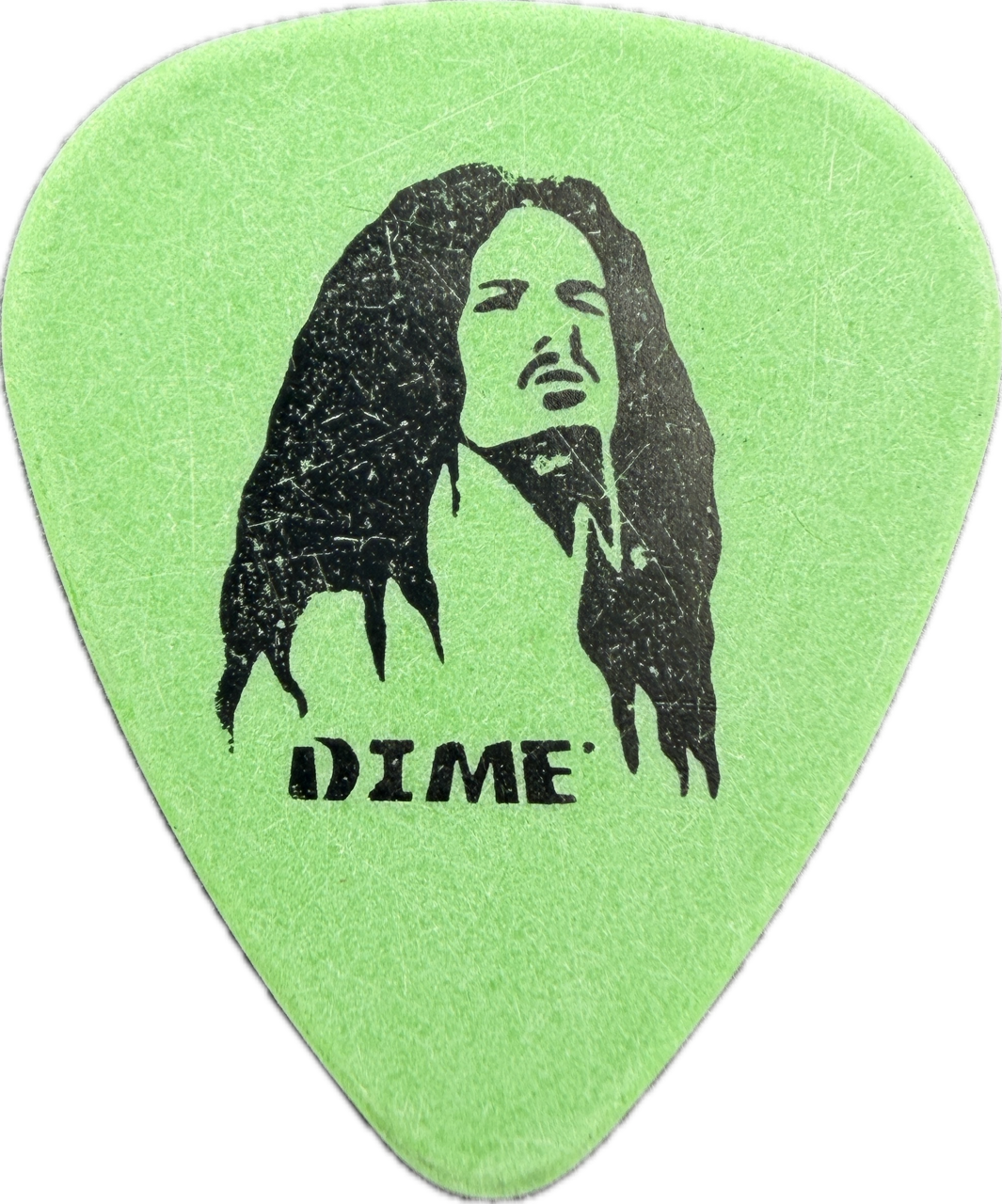 Dimebag Darrell Damageplan 2004 New Found Power Tour Guitar Pick front