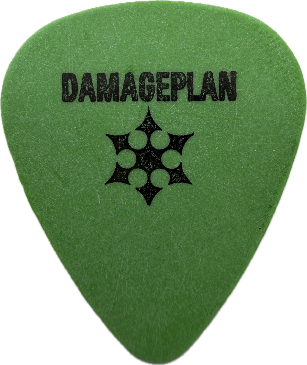 Dimebag Darrell Damageplan Damaged Guitar Pick front