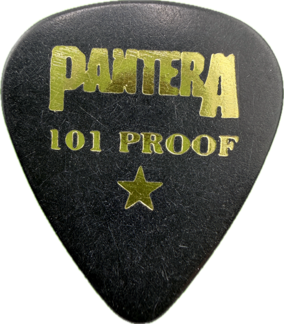 DIMEBAG DARRELL PANTERA 1997 OFFICIAL LIVE: 101 PROOF TOUR GUITAR PICK