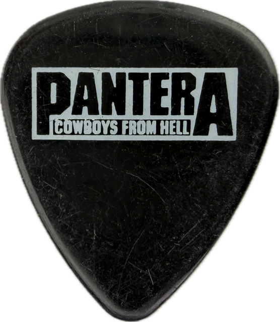PANTERA 1990 COWBOYS FROM HELL TOUR GUITAR PICK