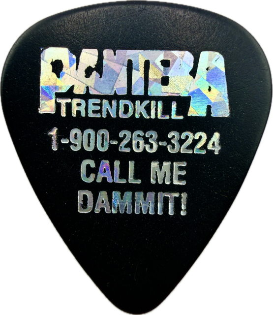 DIMEBAG DARRELL PANTERA 1996 THE GREAT SOUTHERN TRENDKILL TOUR GUITAR PICK