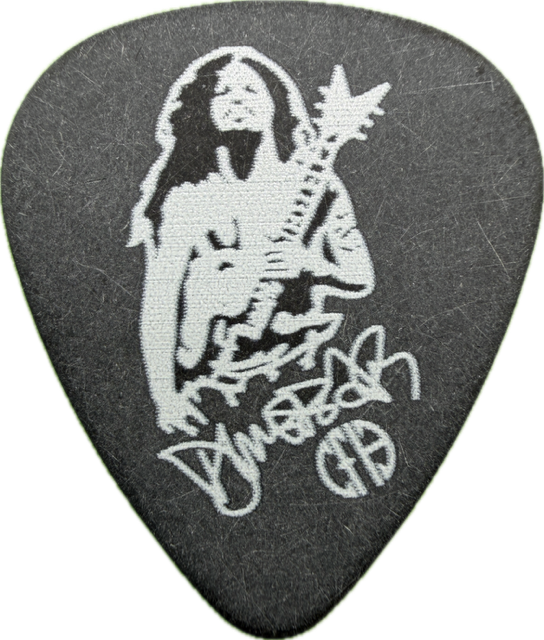DIMEBAG DARRELL DH HARDWARE DEAN FROM HELL CFH GUITAR PICK