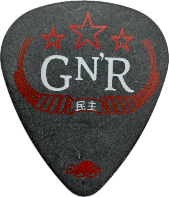 DJ ASHBA GUNS N' ROSES 2009 CHINESE DEMOCRACY TOUR GUITAR PICK