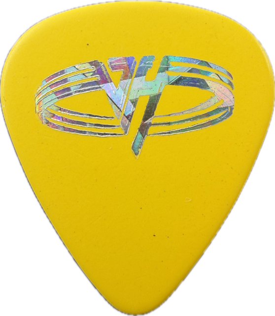 EDDIE VAN HALEN EVH 1995 JAPAN BALANCE TOUR GUITAR PICK