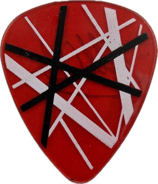 EDDIE VAN HALEN EVH 2004 REUNION TOUR GUITAR PICK