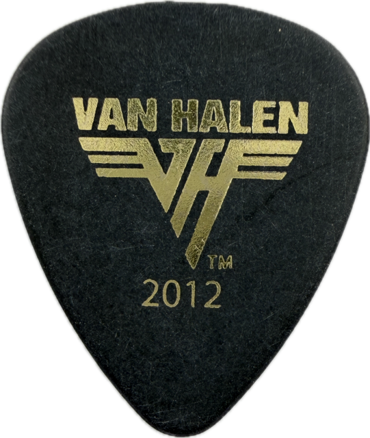 EDDIE VAN HALEN EVH 2012 A DIFFERENT KIND OF TRUTH TOUR GUITAR PICK