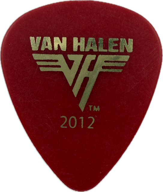 EDDIE VAN HALEN EVH 2012 A DIFFERENT KIND OF TRUTH TOUR GUITAR PICK