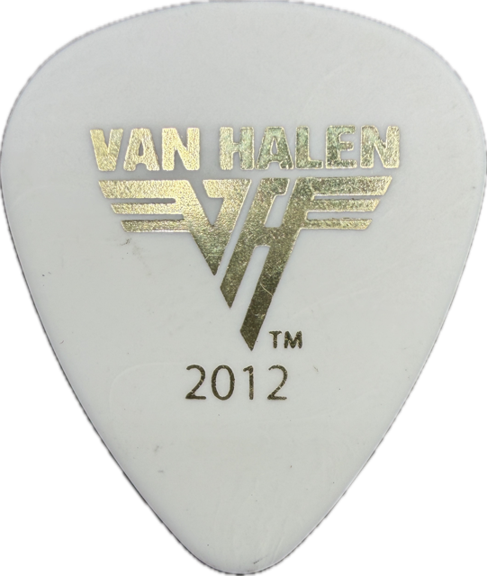 EDDIE VAN HALEN EVH 2012 A DIFFERENT KIND OF TRUTH TOUR GUITAR PICK