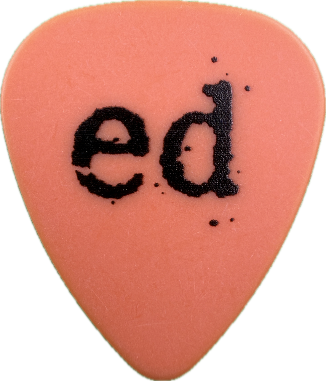 EDDIE VEDDER PEARL JAM SINGLE-SIDED GUITAR PICK FRONT
