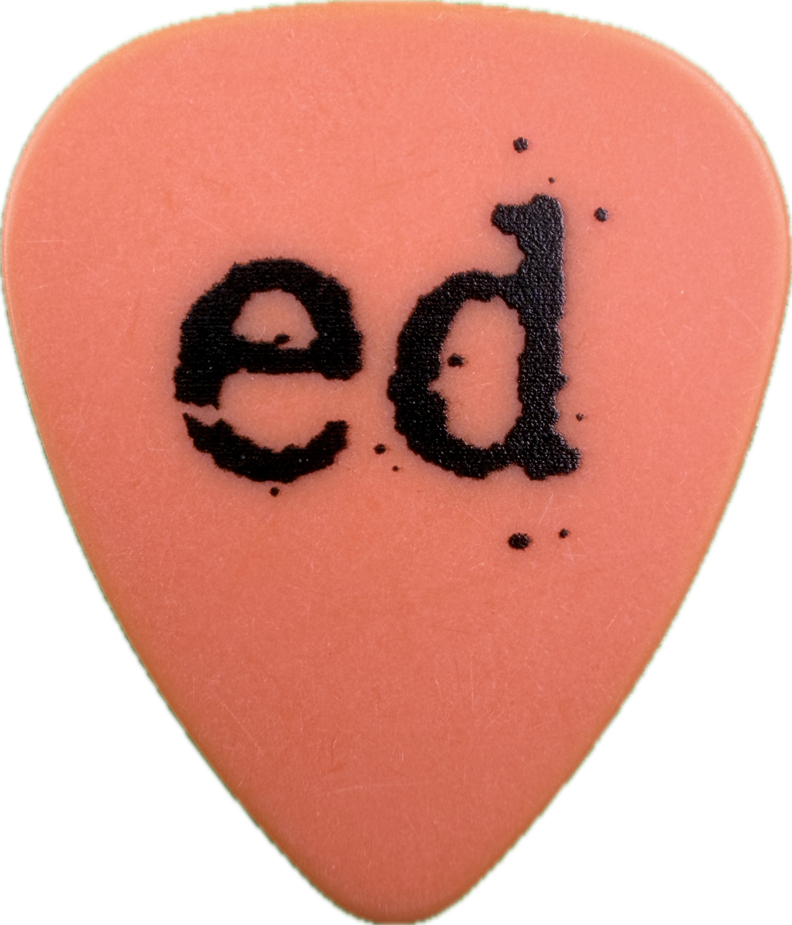 EDDIE VEDDER PEARL JAM SINGLE-SIDED GUITAR PICK FRONT