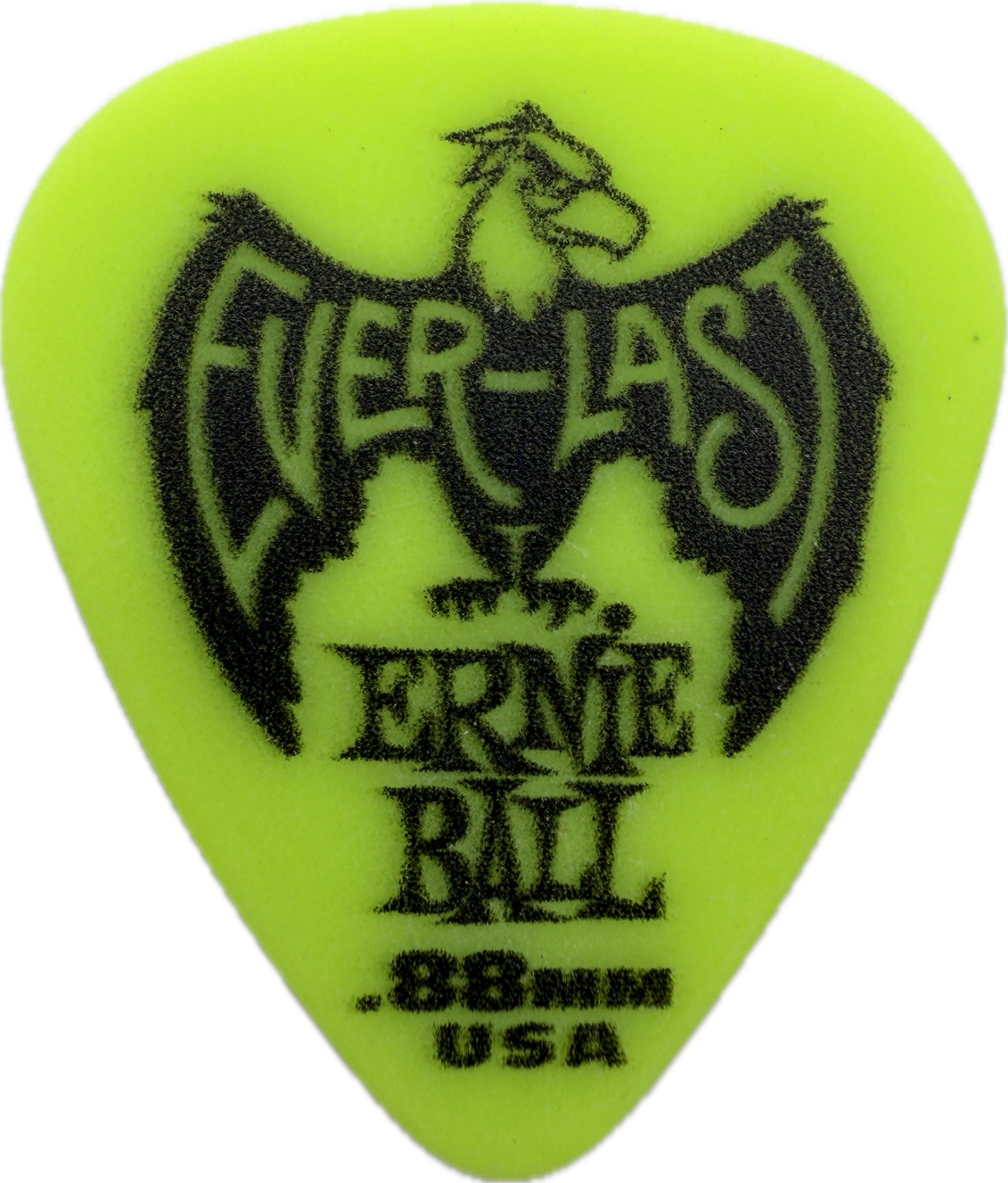 ERNIE BALL EVERLAST .88MM GREEN GUITAR PICK