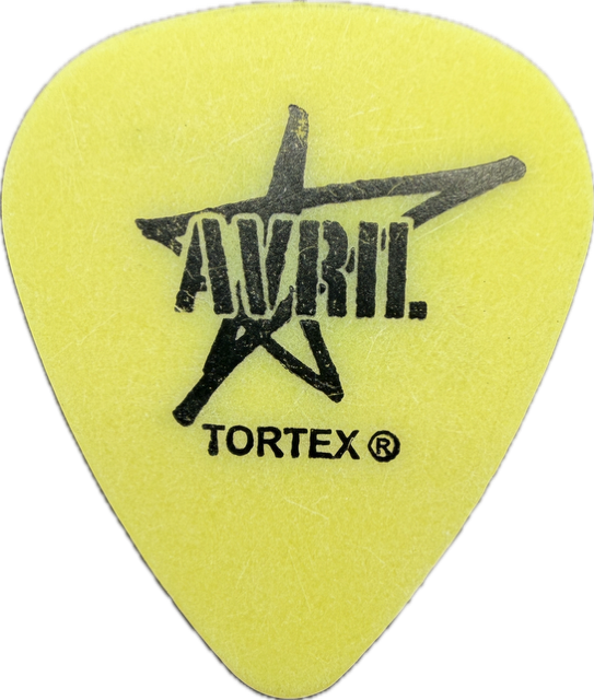 EVAN TAUBENFELD AVRIL LAVIGNE 2004 BONEZ TOUR GUITAR PICK