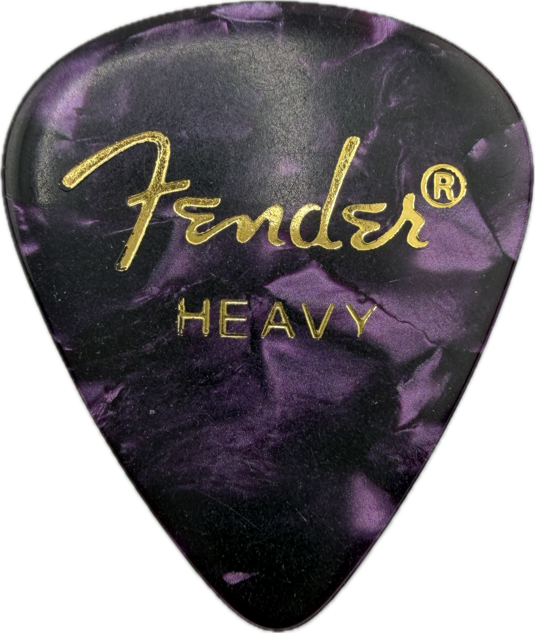 FENDER PREMIUM CELLULOID 351 HEAVY PURPLE GUITAR PICK