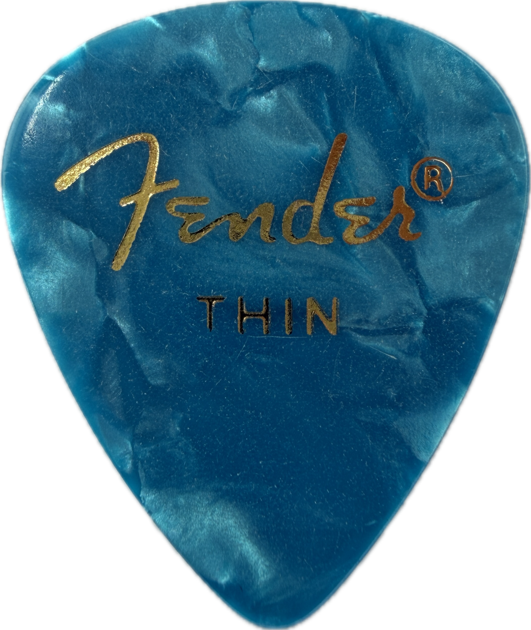 FENDER PREMIUM CELLULOID 351 THIN BLUE GUITAR PICK