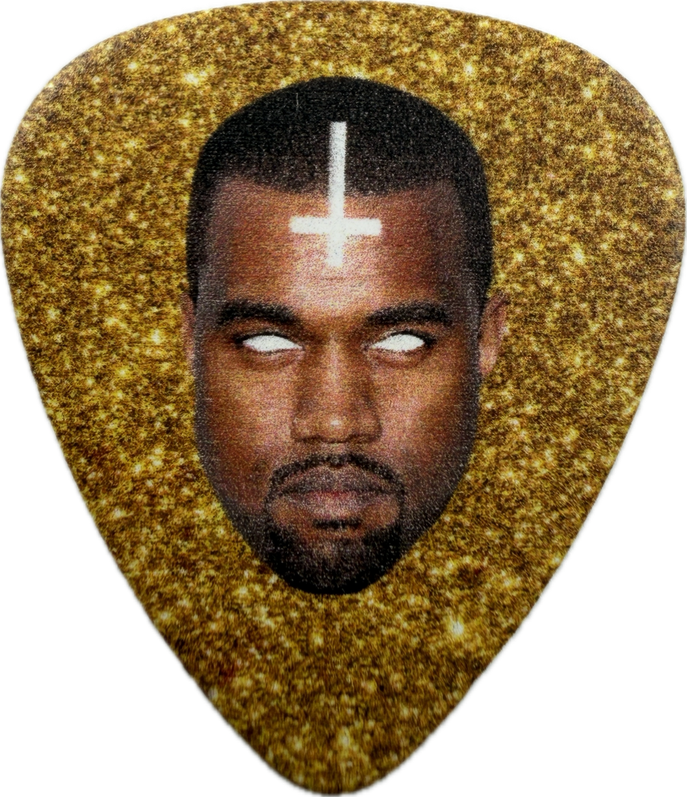 Gary Holt Slayer Kill The Kardashians Kanye West Guitar Pick front