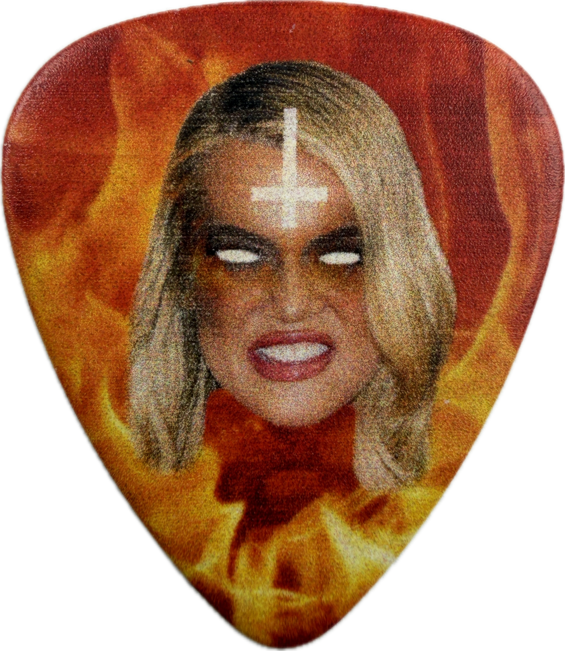 GARY HOLT SLAYER KILL THE KARDASHIANS KHLOÉ KARDASHIAN GUITAR PICK FRONT