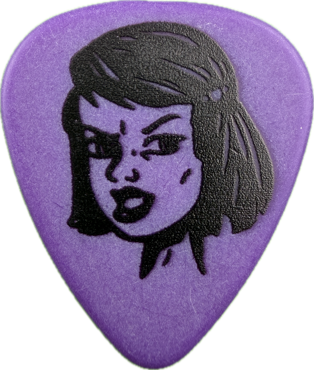 GINGER POOLEY THE SMASHING PUMPKINS PORTRAIT GUITAR PICK FRONT