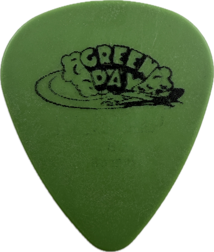 Green Day 1994 Dookie Tour Musik Musik guitar pick front