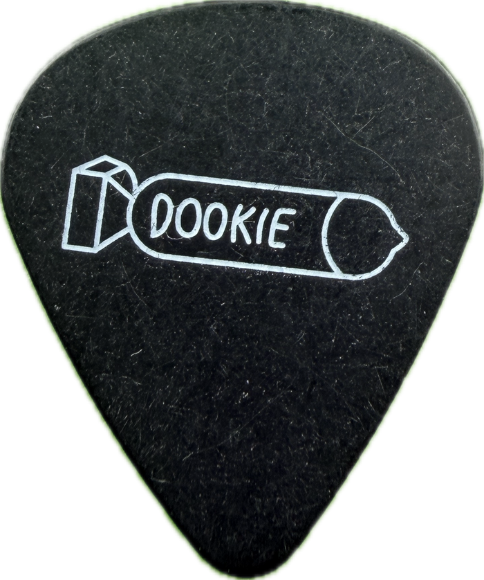 GREEN DAY 2024 SAVIORS TOUR DOOKIE GUITAR PICK FRONT