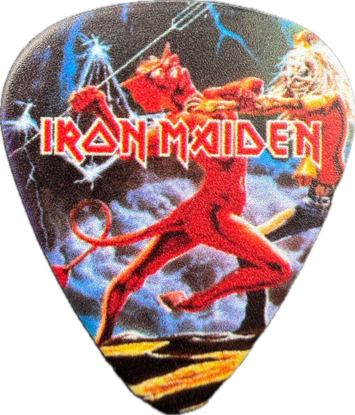 Iron Maiden The Number of the Beast guitar pick front
