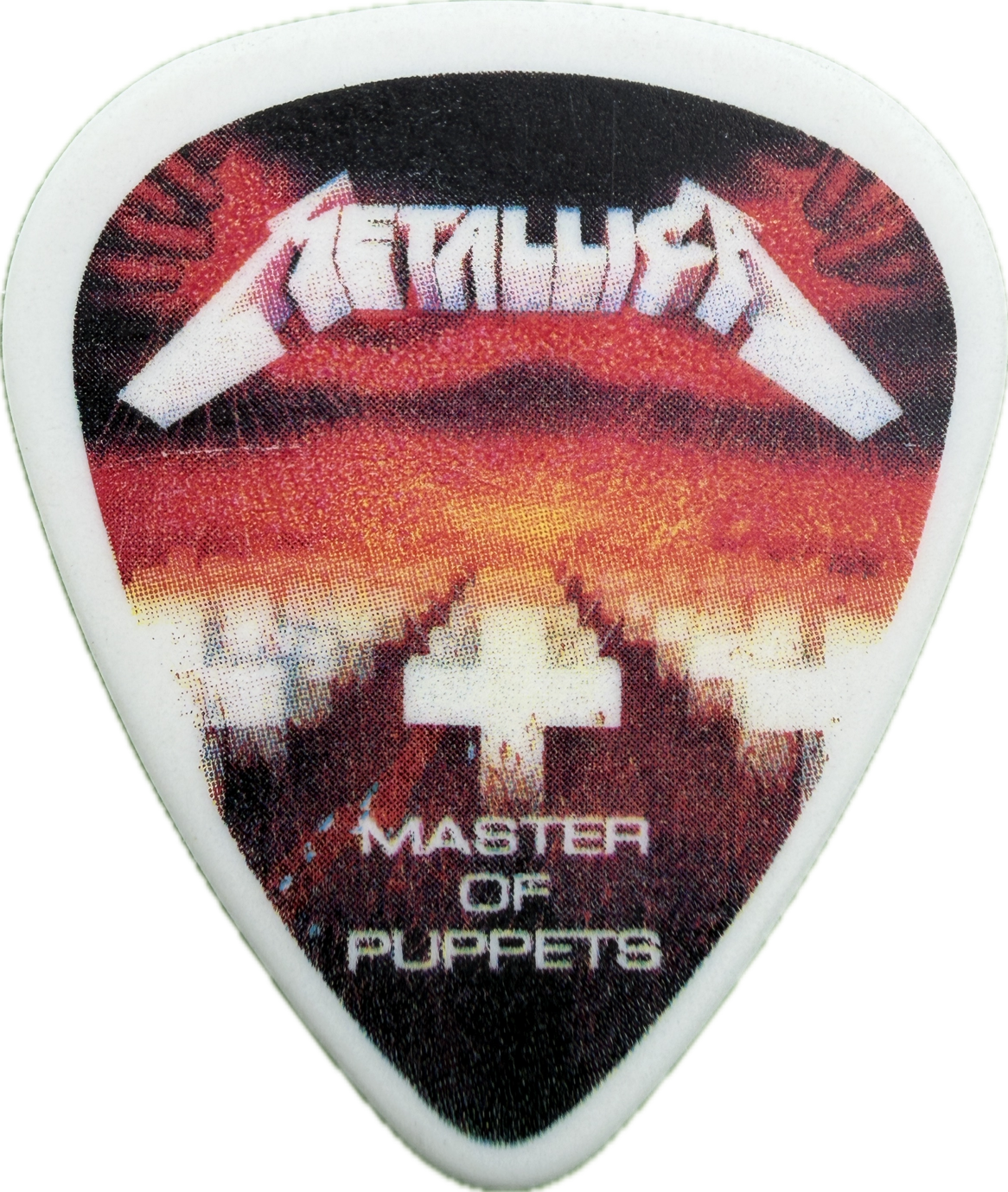 James Hetfield Metallica 2006 Master Of Puppets 20Th Anniversary Tour guitar pick front