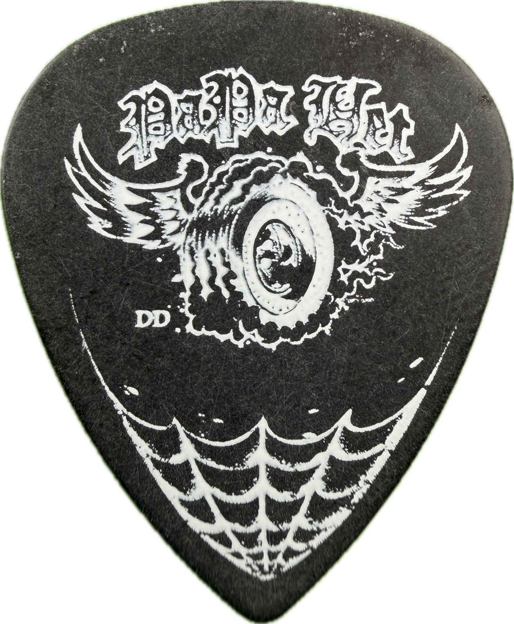 James Hetfield Metallica 2009 Death Magnetic Tour Papa Het guitar pick front