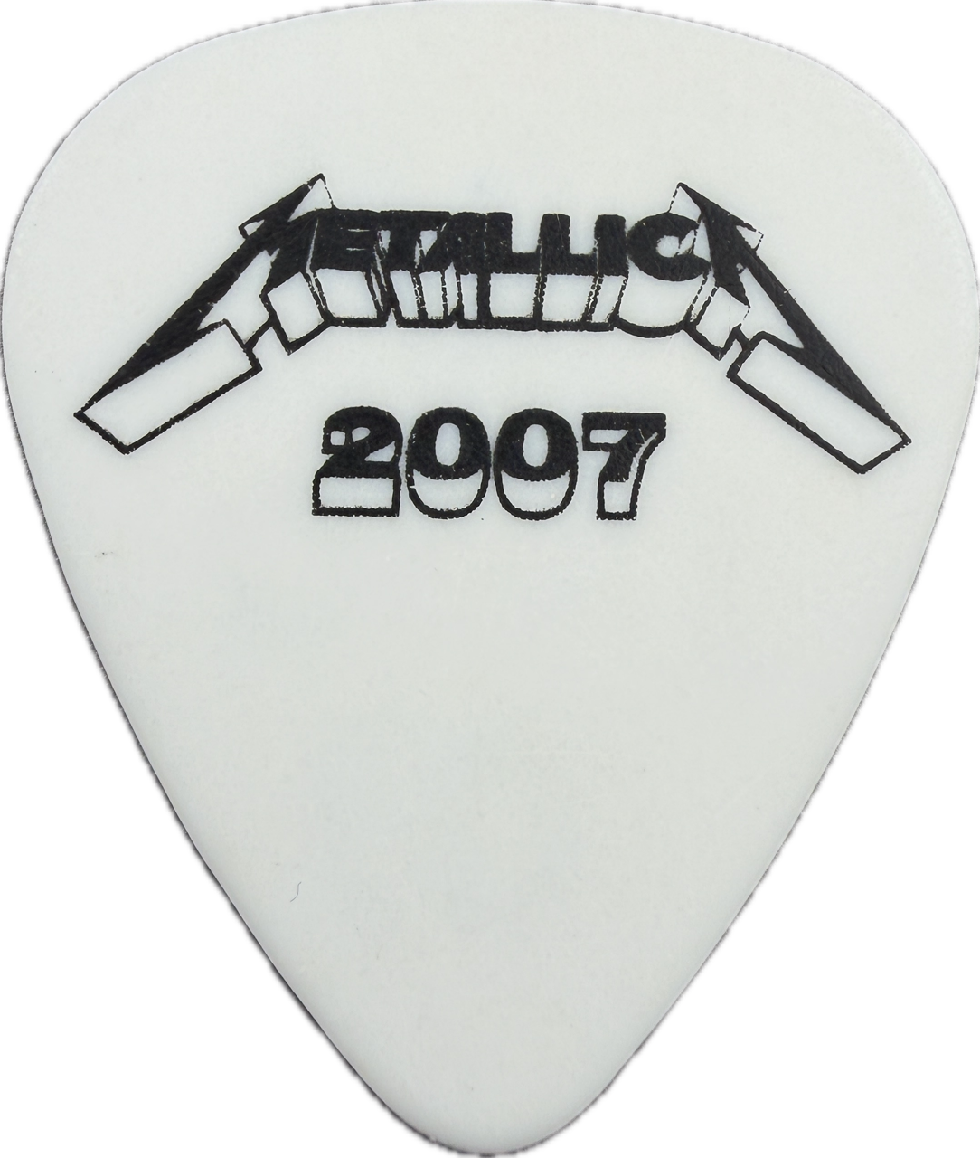 JAMES HETFIELD METALLICA SICK OF THE STUDIO TOUR GUITAR PICK FRONT